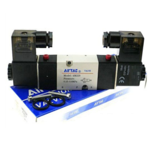 Van điện từ 5 cổng 1phần4″ NPT Airtac 4M220-08