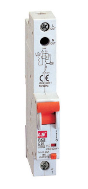 RCBO LS RKS 1P+N 25A 10kA 30mA