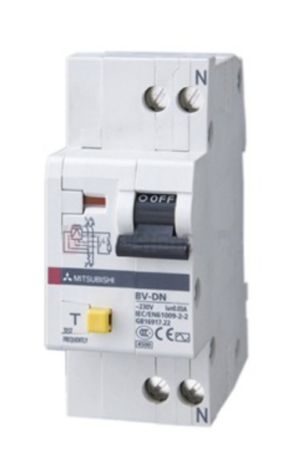CB chống giật Mitsubishi BV-DN 1PN 25A 300mA 4.5kA