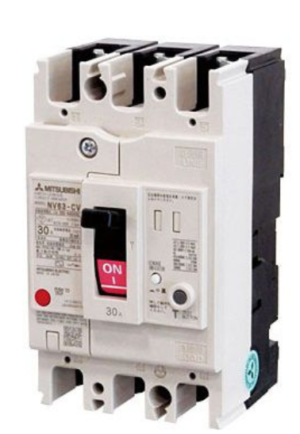 CB khối chống giật Mitsubishi NV32-SV 3P 10A 5kA 30mA