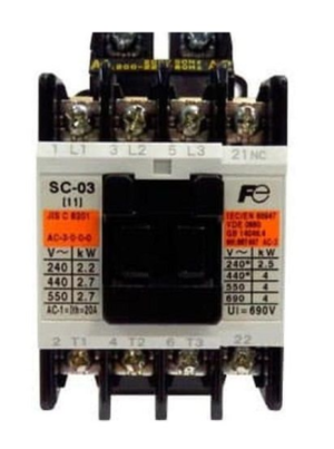 Contactor Fuji SC-03 220V 9A 4kW NO, NC