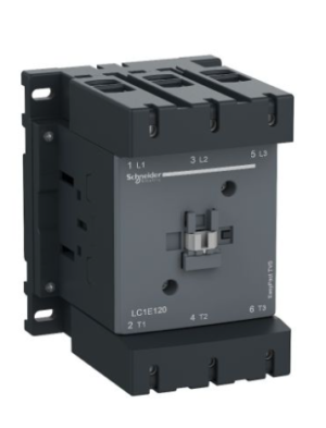 Contactor Schneider LC1E120M5 120A 1NO+1NC 220V