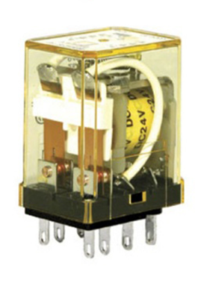 Rơ le trung gian IDEC RH2B-ULDC24 24VDC 10A (8 chân dẹp lớn)